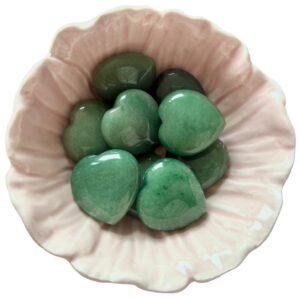 Pocket hartje Groene aventurijn
