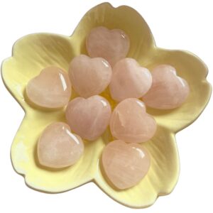 Pocket heart Rose quartz